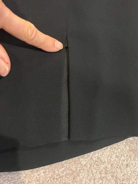 Jones New York Black-n-Bling (back) Fitted Sleeveless Dress - Picture 7 of 7